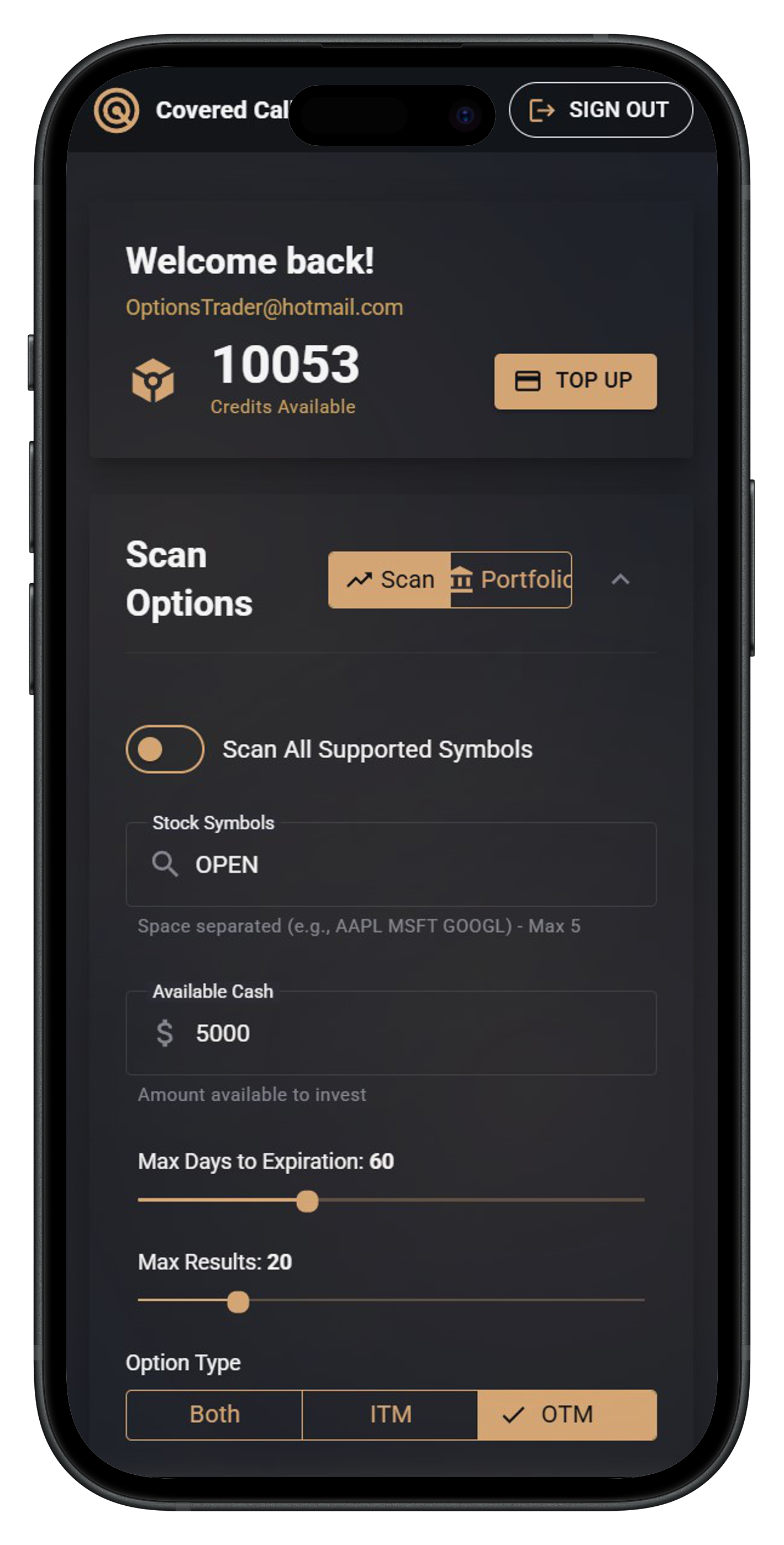 Scanner Screenshot 1